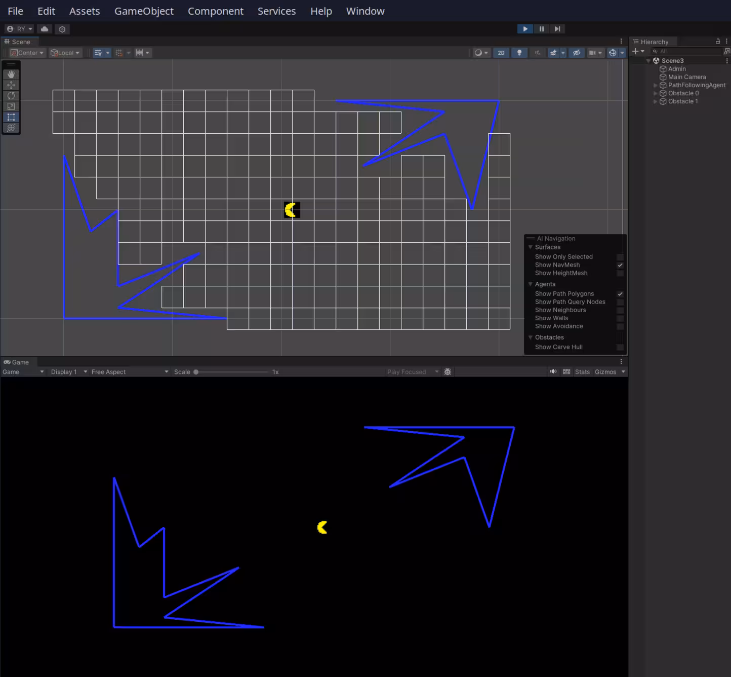 Grid generation and A* search