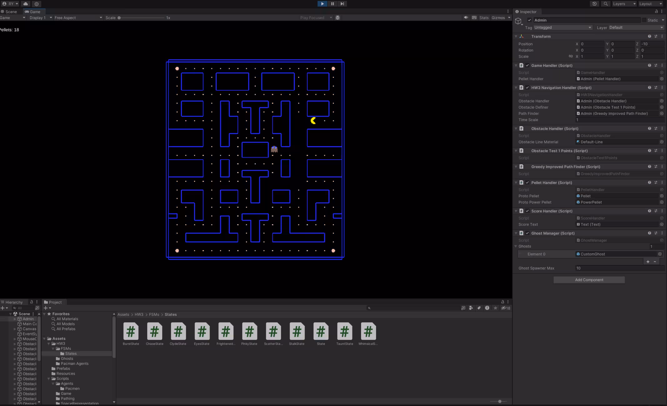 Ghost enemy AI